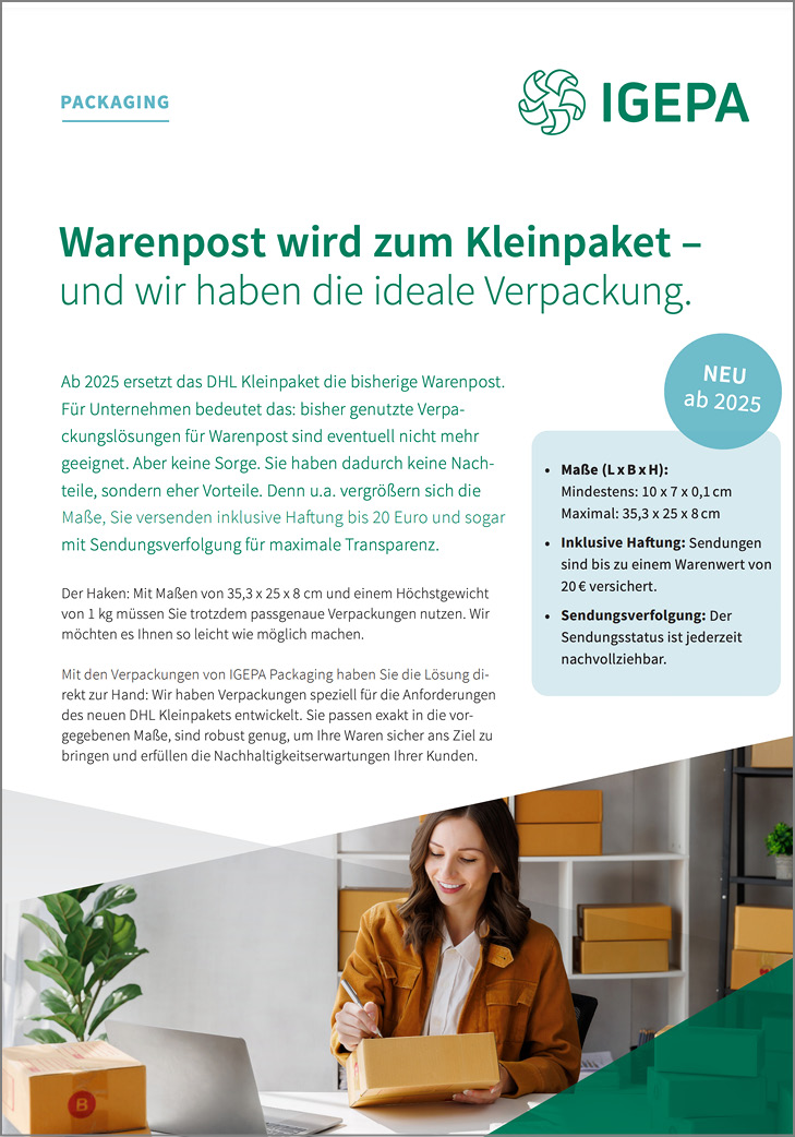 Flyer DHL-Kleinpaket