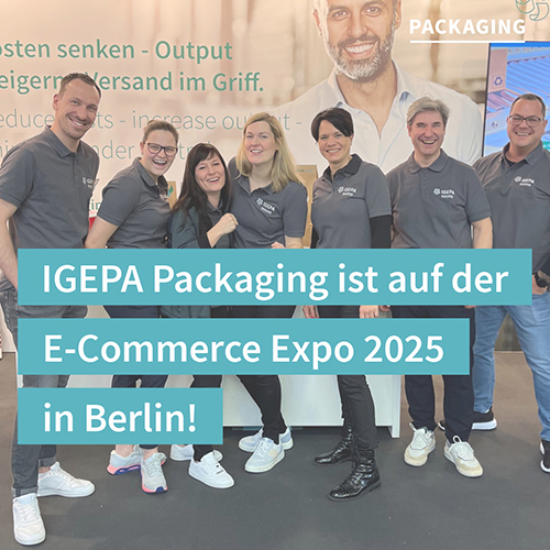 IGEPA Packaging ist auf der E-Commerce Expo 2025 in Berlin