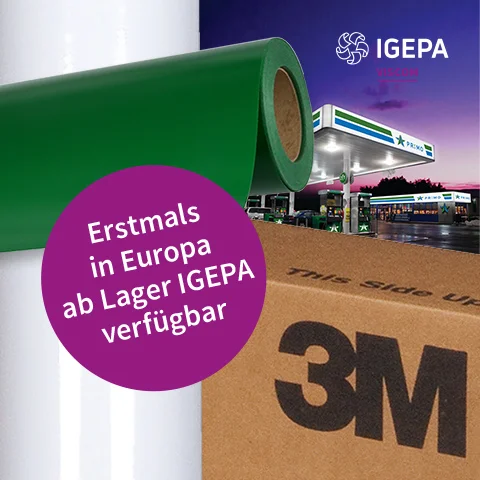 Erstmals komplett in Europa: 3M Transluzente Folien und Laminate ab Lager IGEPA verfügbar